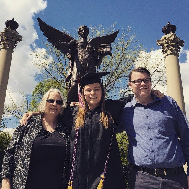 A CBER alum graduates from Ball State
